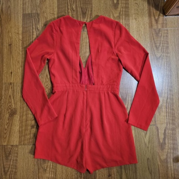 Red Romper By Glove Size 4 - Picture 2 of 5